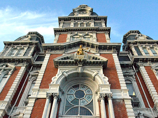 The Van Wert County Courthouse remains an architectural gem that has been enhanced by the recent renovation of the Common Pleas Courtroom and its magnificent dome. (Dave Mosier/Van Wert independent)