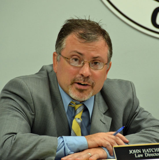 City Law Director John Hatcher talks about a revamped program to deal with delinquent city income tax accounts during Monday evening's Van Wert City Council meeting. (Dave Mosier//Van Wert independent)