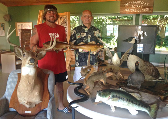 Jim Price donation to Camp Clay 8-2013