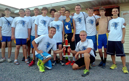 Lincolnview boys track team 8-2013