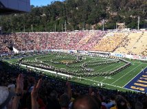 The Ohio State University Marching Band at the University of California at Berkley. (photo submitted)