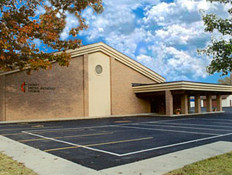 Trinity's newest addition, which added a sanctuary, was built in 1991. (photo submitted)