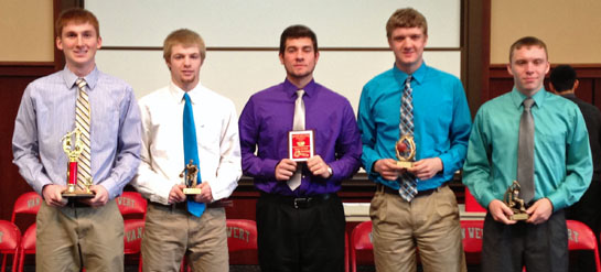 Van Wert individual award winners.