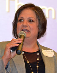 Robin Elston of Elston Consulting LLC was the featured speaker at the R.K. Thompson Self-Reliance Award banquet. (Dave Mosier/Van Wert independent)