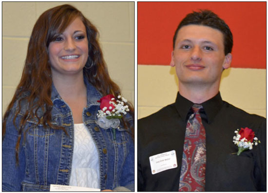 2014 R.K. Thompson Self-Reliance Award top winners were Jordan Ludwig (left) and Dalton West. (photos by Dave Mosier/Van Wert independent)