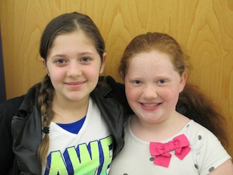 Kamryn Hallsell and Kayleigh Ickes. (Photo submitted.)