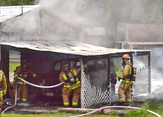 Carport fire 5-16-14