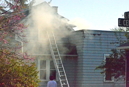 House fire at 211 S. Harrison St. 5-10-14
