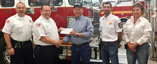 Star Rental donation to smoke detector proejct 5-2014