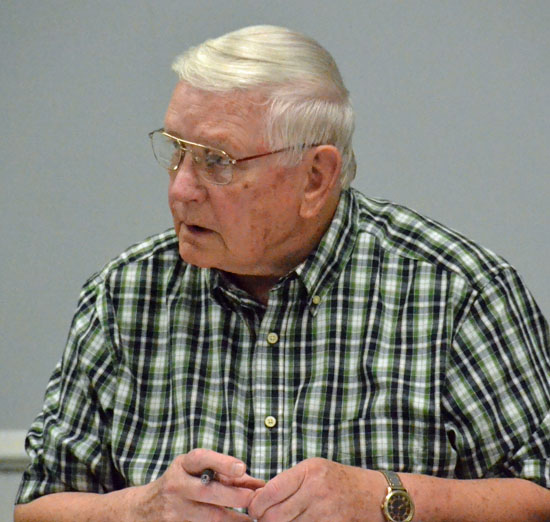 Judiciary and Annexation Committee Chair Stan Agler leads a discussion on changes to city codified ordinances during Monday's meeting of Van Wert City Council. (Dave Mosier/Van Wert independent)