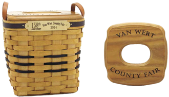 Photo Cutline: The 158th anniversary Van Wert County Fair “tissue basket” (photo submitted)