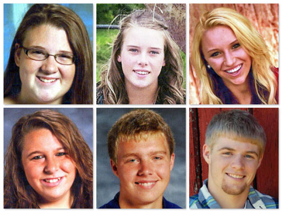2014 Junior Fair queen candidates include (top row, from the left) Taylor Hughes, Sophie Wilson and Lauren Schmid; (bottom row) Cheyenne Oechsle, Jonathon Germann and Cody Keirns. (photos submitted)