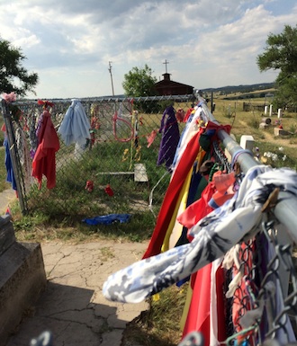 The mass grave at Wounded Knee, on the Pine Ridge Indian Reservation in S. D. (Photo submitted.)