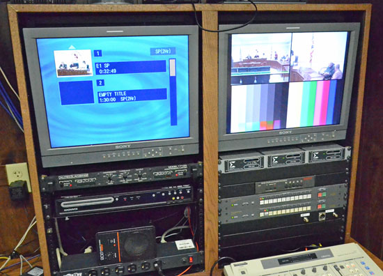 New video equipment has been installed in Van Wert City Council Chambers, with more cameras coming. Mayor Don Farmer said Council meetings should go "live" in the near future. (Dave Mosier/Van Wert independent)