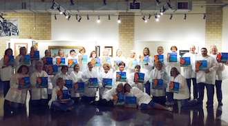 Vine & Palette painting sessions are a fun and effective team-building exercise for corporate gatherings. Central Insurance recently hosted agents from all over the country. (Photo submitted.)