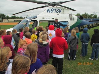 On Friday Sept. 12 the 2nd Graders at Lincolnview Elementary got the opportunity to go to Bunge North America's third annual Ag Safety Day in Delphos. ({Photo submitted.)
