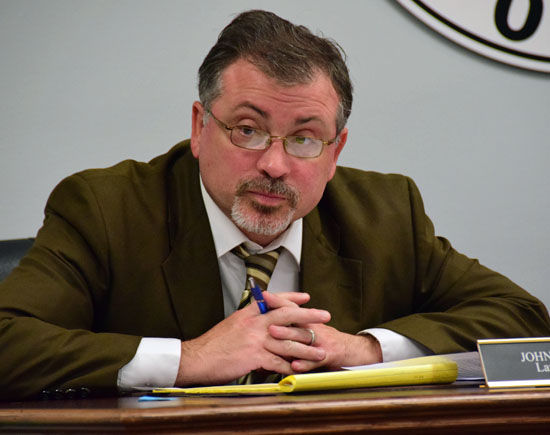 Van Wert Law Director John Hatcher reports on efforts to prosecute taxpayers who either didn't file a return or failed to pay taxes owed to the city. (Dave Mosier/Van Wert independent)