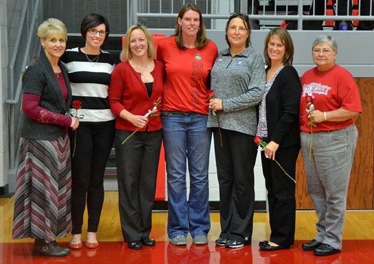 VW volleyball vs. Wapak 10-2014-coaches honored