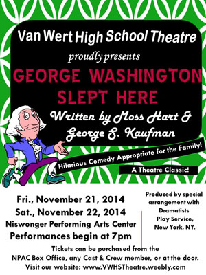 VWHS Theatre Fall Play Poster