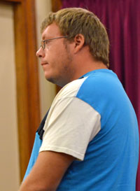 Tristen Moore, shown here at his arraignment in July, was sentenced on vehicular assault charges. (VW independent file photo)