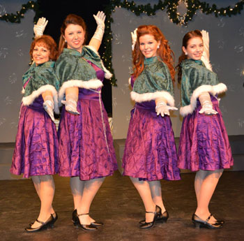 The cast of "A Taffeta Christmas" at the Van Wert Civic Theatre. (photo submitted)