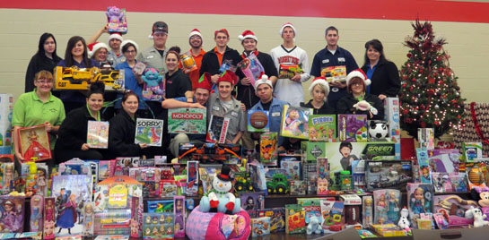 Vantage Toss A Toy donations 12-2014