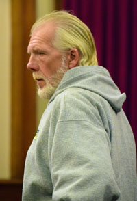 Jerry Dominique is shown during an earlier hearing from October 2014. (VW independent file photo)