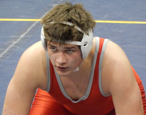 Cougar wrestler Brody Couts won his match against Ottawa-Glandorf on Thursday. (photo submitted)