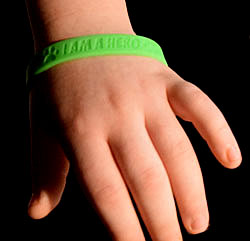 The new I AM A HERO wristband. (Dave Mosier/Van Wert independent)