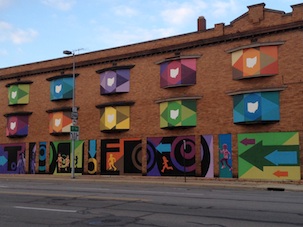 A revitalized building in downtown Toledo which is overseen by the Live, Work, Create Toledo artist group. (Photo submitted.)