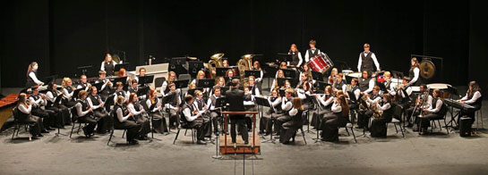 The Van Wert High School Symphonic Band. (photo by Carrie Ann Photography)