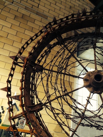 Detail of a sculpture that will be installed on the Wassenberg Art Center property during the final landscaping this spring. (Photo submitted.)