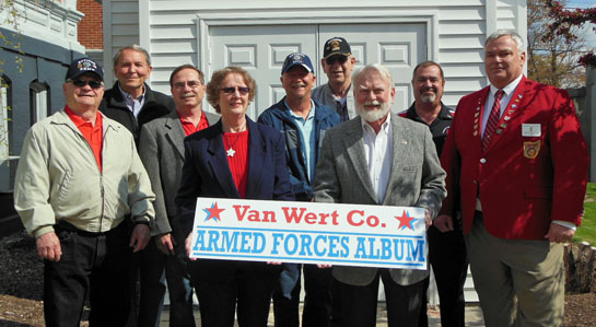 Elks donate to Military War Album project 4-2015