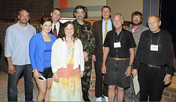 Shown at the OCTA Northwest Regional Festival are (front row, from the left) Jamie Allen-Ream, Amber Evans, Burdette Bollenbaugh, George Dunster; (back row) Dan Hirn, Chris Lybold, Perry Luhn, Doug Grooms and Steve Lane. (VWCT photo)