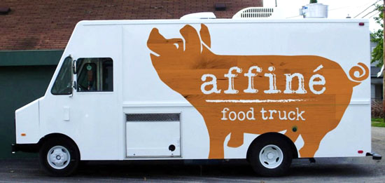 Shown is one of Affine's food trucks that will be serving a variety of culinary delights during this weekend's Eats from the Street & Art from the Fort event. (photo submitted)