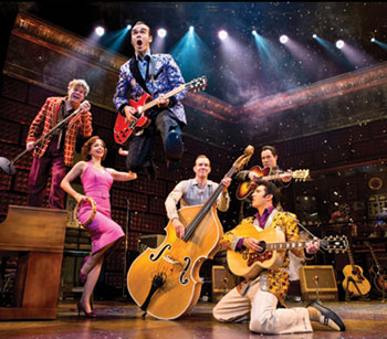 The cast of Broadway hit Million Dollar Quartet will perform at the Niswonger Performing Arts Center in January. (photo submitted)
