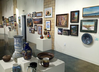  Visitors can enjoy the exhibit and shop for unique and attractive art gifts through Dec. 18 at the Artist Members’ Show and Sale.  (Photo submitted.)