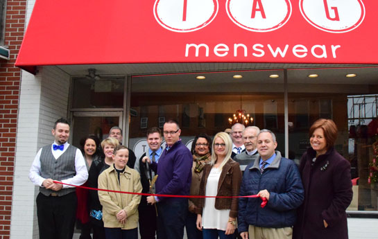 TAG Menswear ribboncutting 12-15-15