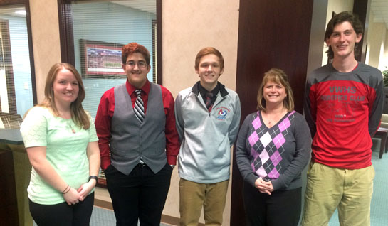 1st Federal gives to Robotics Team 1-2016