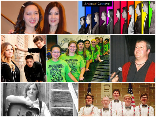 This year's Ohio Has Talent! edition features 18 performers (several of whom are shown here) who will perform Saturday, March 5, at the Niswonger Performing Arts Center of Northwest Ohio. (photos submitted)