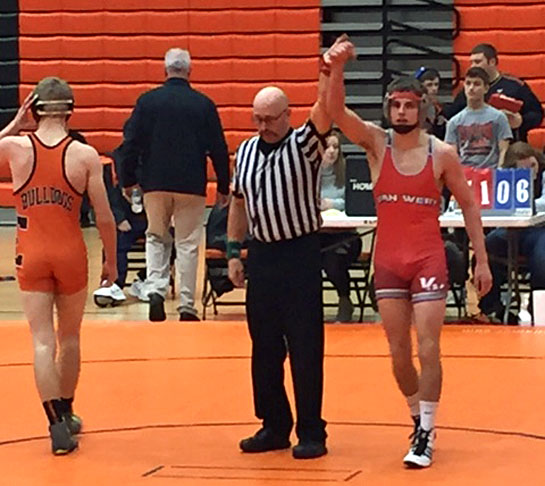 VW wrestling team 1-5-16-Hammond