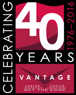 Vantage 40th anniversary logo 1-2016