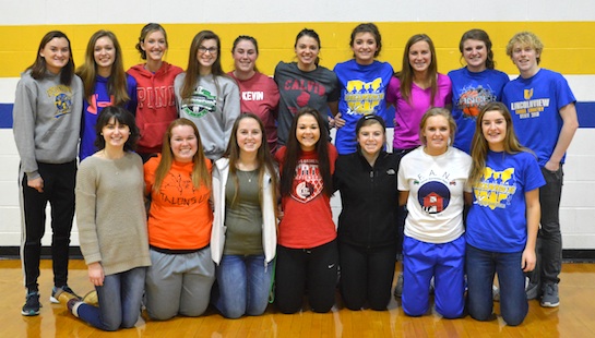 The Lincolnview Beta Club recently assisted with the Area 3 Special Olympics Basketball Skills day.  The students assisted with the pass, shoot and dribble events.  They had the opportunity to award the athletes their medals and celebrate with them after the events were finished.  There was also some dancing to celebrate the athletes’ achievements.  (Photo submitted.)