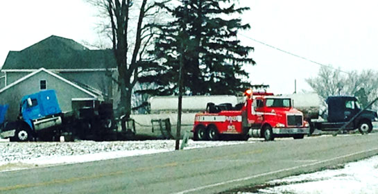 Overturned tanker 2-15-16