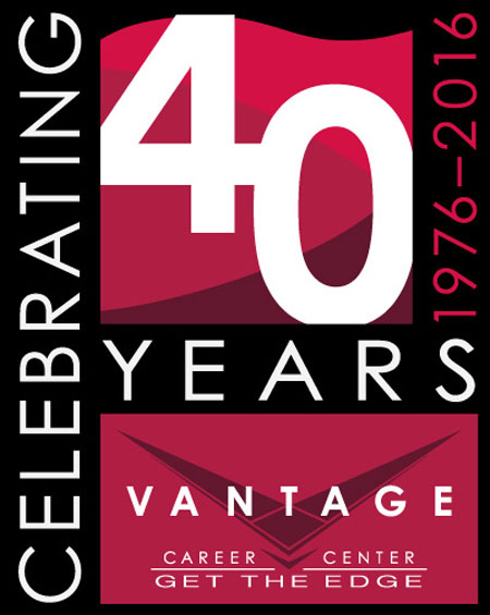 Vantage 40th anniversary logo-450 pix 2-2016