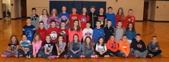 3rd-4th-5th grades Blue Club.  (Photo submitted.)