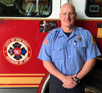 Firefighter James Bloomfield is retiring after more than three decades as a city firefighter. (photo submitted)