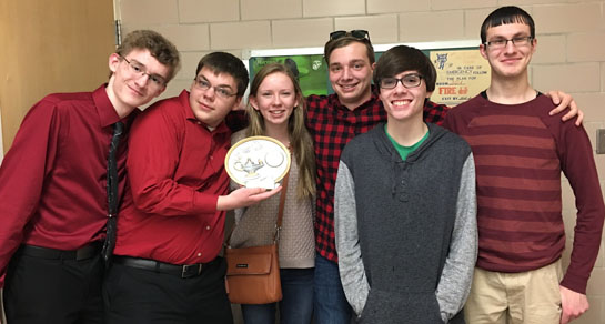 VWHS Quiz Bowl team 3-2016