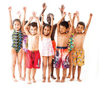 YMCA swimming artwork