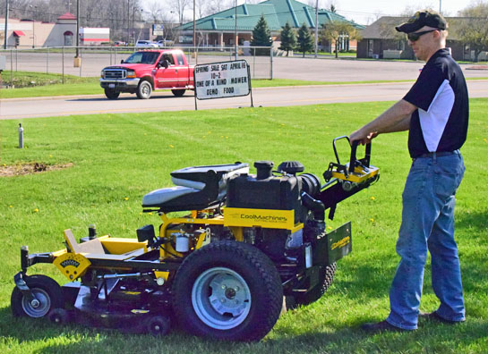 Cool Machines mower demo 4-16-16